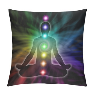 Personality  Chakra Meditation Diagram Pillow Covers