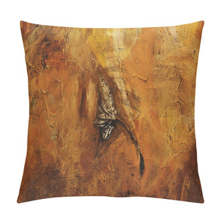 Personality  TEXTURE OFF OIL PAINTING Pillow Covers