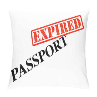 Personality  Passport EXPIRED Pillow Covers