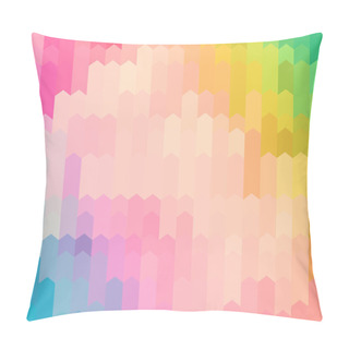 Personality  Pastel Colored Abstract Arrow Pattern Background Pillow Covers