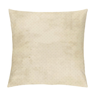 Personality  Vintage Background With Grunge Texture And Polka Dot Pattern Pillow Covers