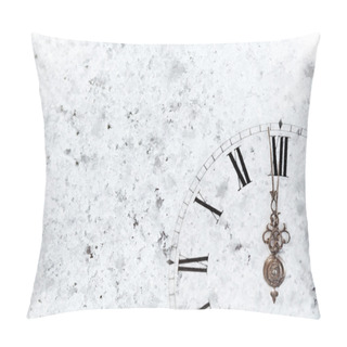 Personality  Old Clock And Holiday Lights Pillow Covers