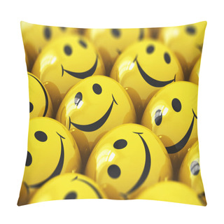 Personality  Happy Yellow Smileys Pillow Covers