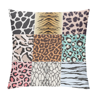 Personality  Seamless Animal Skin Fabric Textile Pattern Pillow Covers