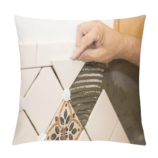 Personality  Setting Tile Pillow Covers