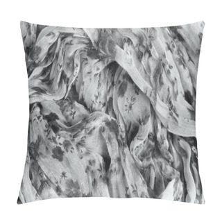 Personality  Patterned Crumpled Fabric Texture Background. Pillow Covers
