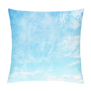 Personality  Grunge Blue Sky Background Pillow Covers