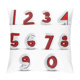 Personality  3D Numbers Abstract Pillow Covers