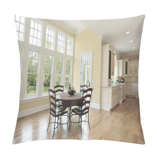 Personality  Eating Area In New Construction Home Pillow Covers
