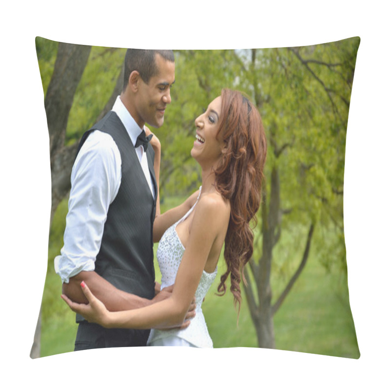 Personality  Bride & Groom Wedding Photo pillow covers