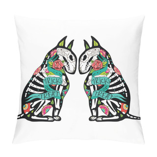Personality  Colorfull Bullterriers Pillow Covers