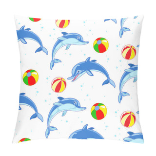 Personality  Pattern With Dolphins Pillow Covers