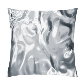 Personality  Liquid Silver Pillow Covers