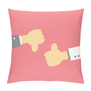 Personality  Like And Unlike Pillow Covers