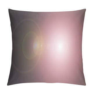 Personality  Spotlight Lens Flare Background Pillow Covers