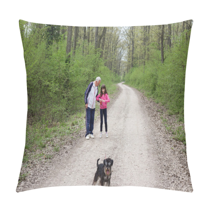 Personality  Walk in forest pillow covers