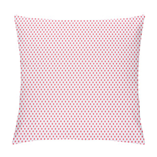 Personality  Red Polka Dot Pattern On White Background Pillow Covers