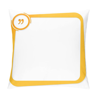 Personality  Vector Box For Any Text With Quotation Mark Pillow Covers