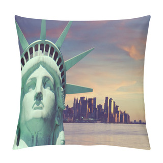 Personality  Vintage Toned, Instagram Effect Filter From  New York Pillow Covers