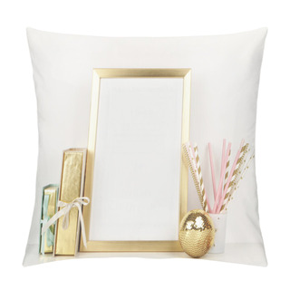 Personality  Golden  Picture Frame  Pillow Covers