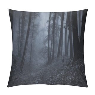 Personality  Dark Night In A Forest Pillow Covers