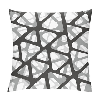 Personality  Vector Seamless Pattern. Modern Stylish 3d Texture Of Mesh. Pillow Covers