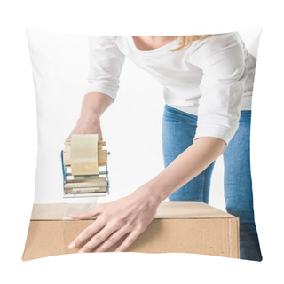 Personality  Woman Packing Box  Pillow Covers