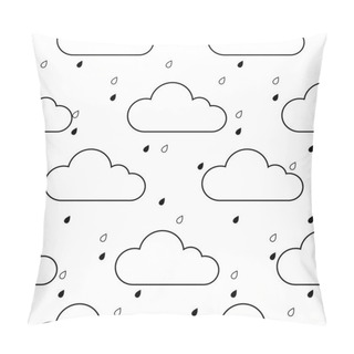Personality  Clouds Seamless Pattern Pillow Covers