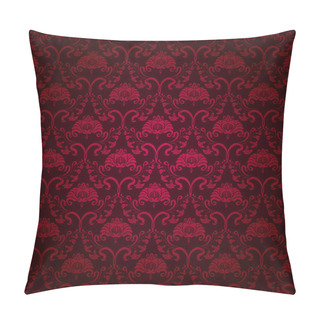 Personality  Damask Seamless Floral Pattern. Pillow Covers