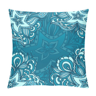Personality  Background With Doodle Starfishes Pillow Covers
