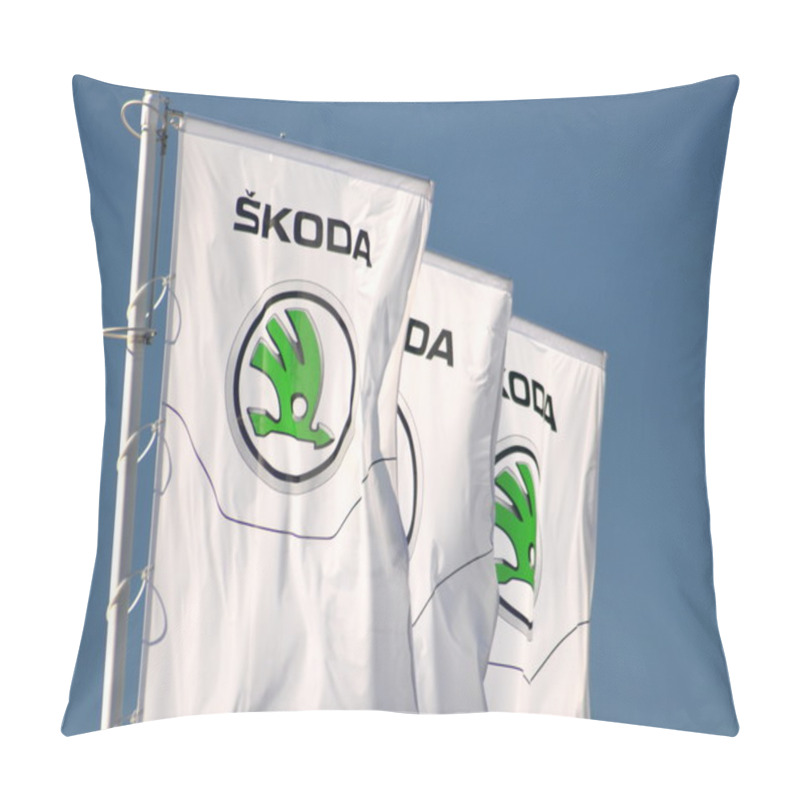 Personality  Logo Of Skoda.  Pillow Covers