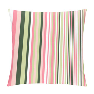Personality Geometric Backdrop. Abstract Vector Background With Colorful Stripes Different Width. Gradually Changing Stripes For Surface Patterns, Print, Web Design. Pillow Covers