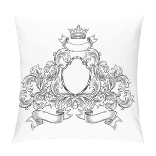 Personality  Black And White Emblem Pillow Covers