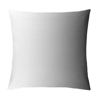 Personality  Vector Illustration Of Halftone Squares Pillow Covers