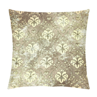 Personality  Old Paper Background With Vintage Patterns. Pillow Covers