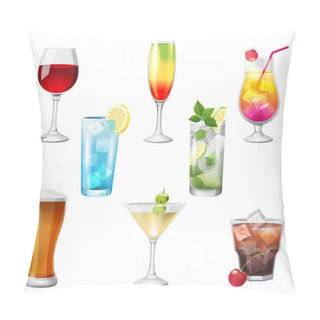 Personality  Cocktails Pillow Covers