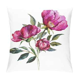 Personality  Nice Watercolor Flowers Pillow Covers