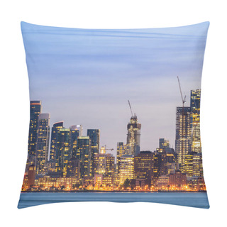 Personality  San Francisco Downtown Skyline At Dusk From Treasure Island, California, Sunset, USA. Pillow Covers