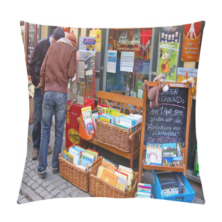 Personality  A Childrens Book Shop In Erfurt.Germany Pillow Covers