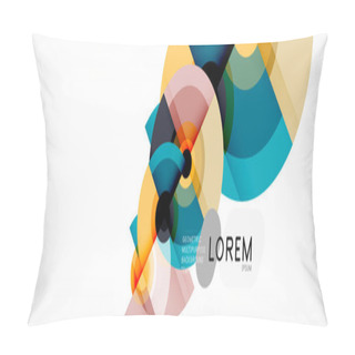 Personality  Abstract Background Circle Design Pillow Covers