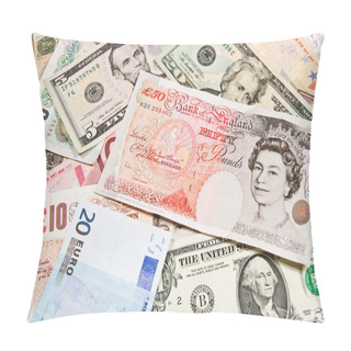Personality  International Currencies Pillow Covers