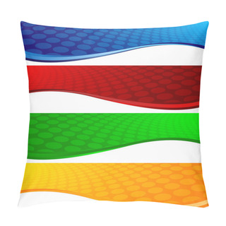 Personality  Vector Colorful Banners Pillow Covers