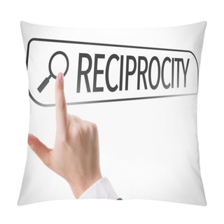 Personality  Reciprocity Written In Search Bar Pillow Covers