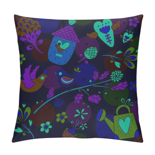 Personality  Cute Spring Background Pillow Covers