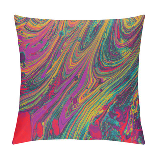 Personality  Abstract Grunge Art Background Texture With Colorful Paint Splas Pillow Covers