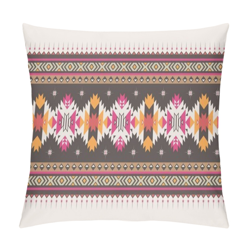 Personality  Geometric ethnic pattern seamless. Style ethnic American Aztec seamless colorful textile. Design for background,wallpaper,fabric,carpet,ornaments,decoration,clothing,Batik,wrapping,Vector illustration pillow covers