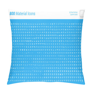 Personality  HUGE Bundle Of Material Design Icons Pillow Covers