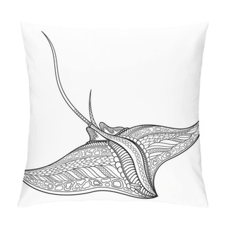 Personality  Vector Tribal Decorative Stingray Pillow Covers