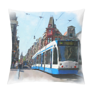 Personality  Streets Of Old Amsterdam Pillow Covers