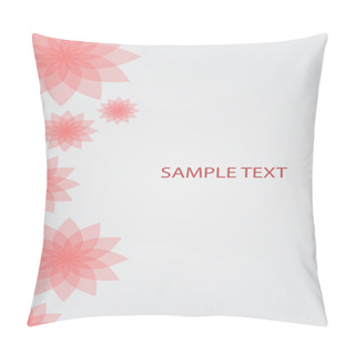 Personality  Vector Abstract Floral Background. Pillow Covers